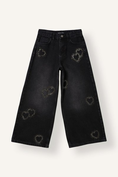 Wide Leg Comfortable and Roomy Wide-Leg Jeans for Girls I9513A826Cw