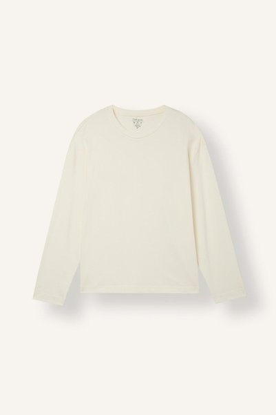 Boxy Fit Crew Neck Long Sleeve T-Shirt J2532Ax26Wn