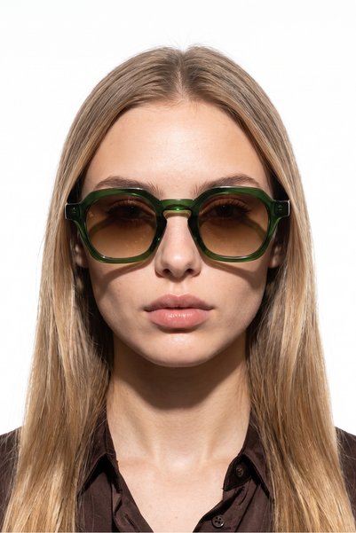 Valeno Green-Brown Gradient Sunglasses