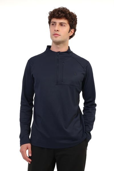 Men's Navy Blue Sweatshirt ML ELRIC 16ELG2-302