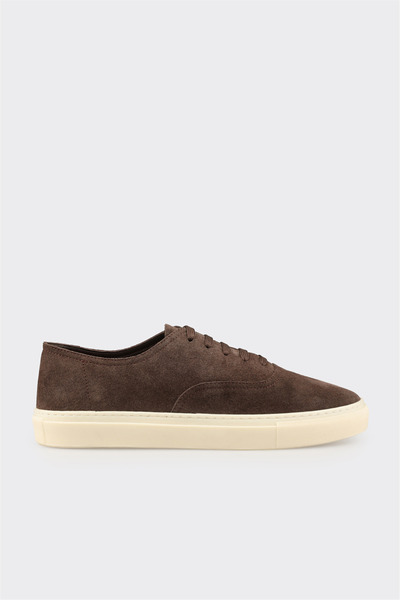 Taupe Color Mink Leather Men's Casual Shoes