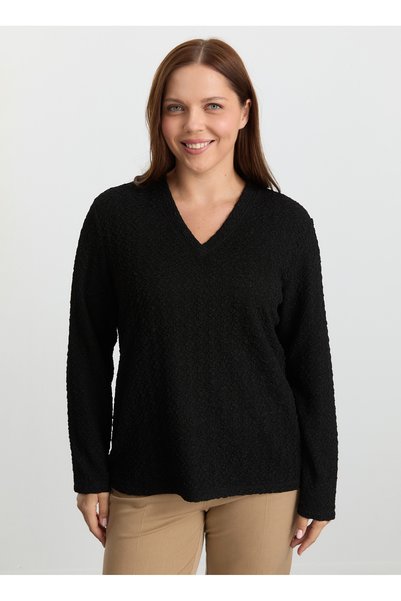 Blouse, 44, Black