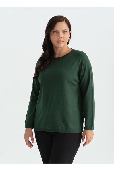 Green Women's Sweater 26Ksl8525