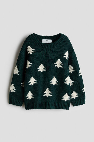 Jacquard Knit Sweater