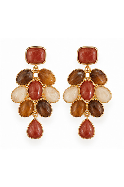 Steel Bloom Earrings