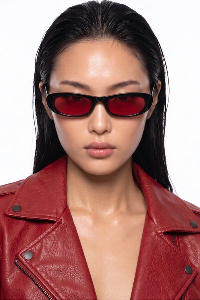Servi Black Red Circadian Balance Glasses