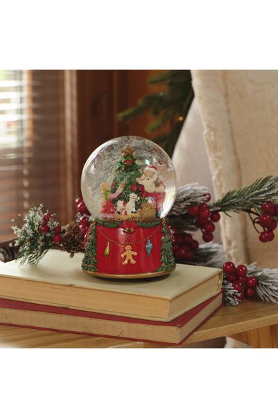 New Year's New Year's Musical New Year's Snow Globe