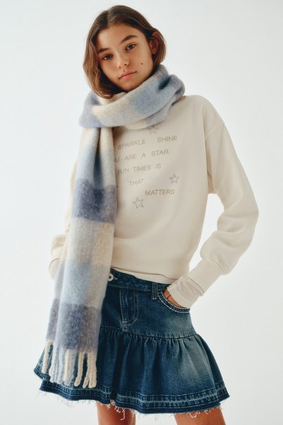 Furry Lined Sweatshirt