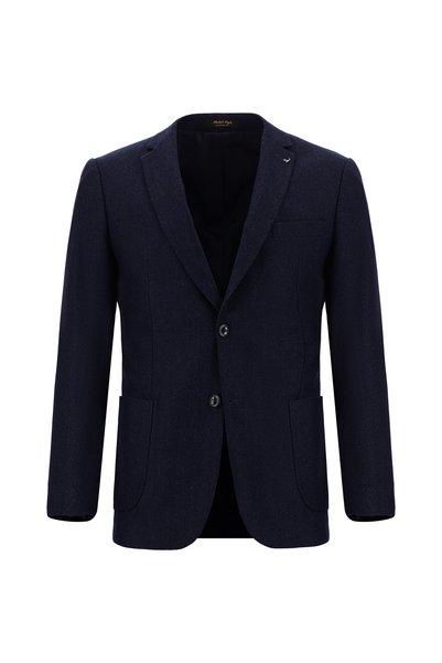 7 Drop Super Slim Fit Extra Slim Fit Wool Patterned Sports Jacket