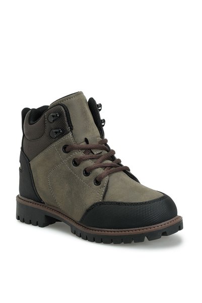 Marty.F Brown Boy's Worker Boots