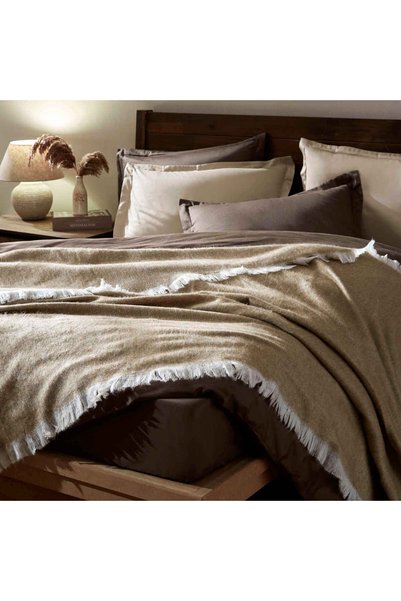 Norell Single Beige Blanket
