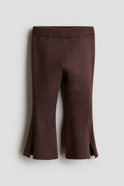 Elastic Braided Flared Trousers