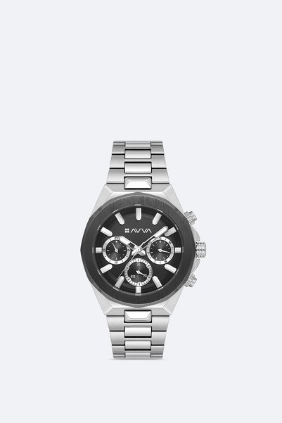 Men's Silver-Colored Metal Watch B009044