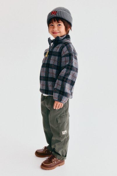 Cotton Cargo Jogger Pants