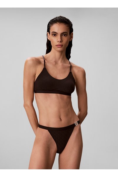 LV00QF9094 CK WOMEN Black Women's Bralette