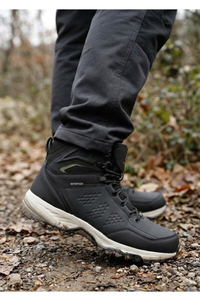 Winter Waterproof Comfortable Outdoor Shoes, Black