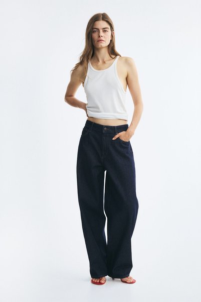 Baggy Barrel Regular Waist Jeans