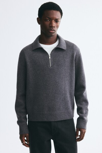 Wool Polo Top Regular Fit