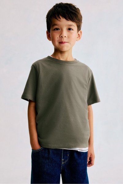Loose Fit and Pima Cotton T-Shirt