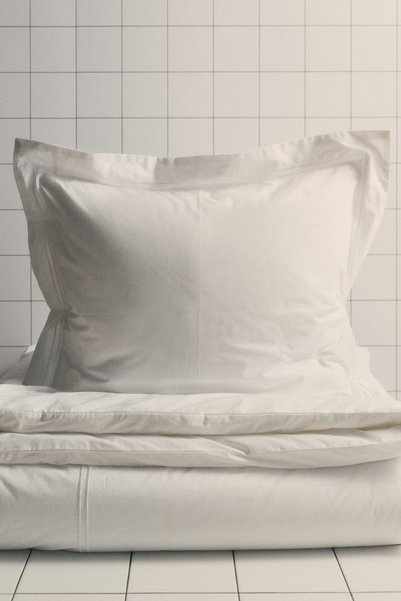 Single Cotton Percale Duvet Cover Set