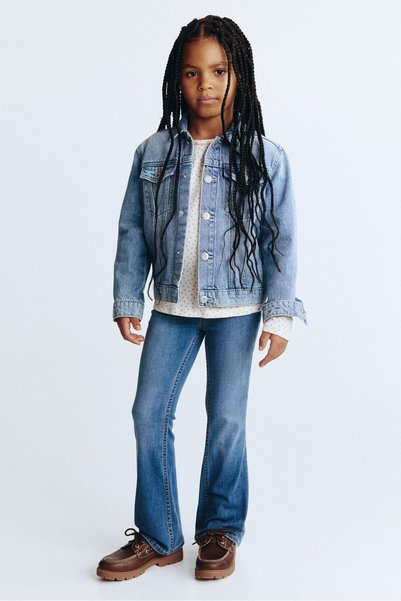Superstretch Flared Leg Jeans