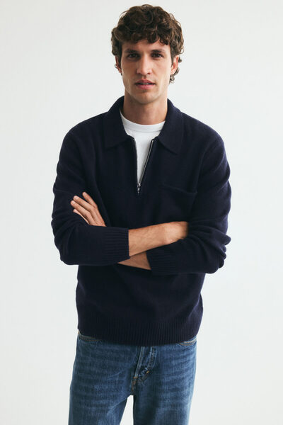 Knit Polo Top Regular Fit