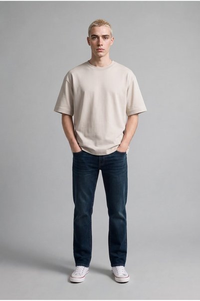 Sergio Regular Fit Regular Tapered Leg Jeans I7812Ax26Au