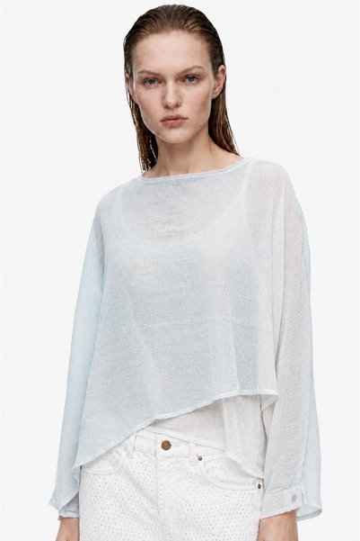 Transparent Cape Women's Bluz
