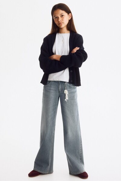 Wide Leg Low Jeans