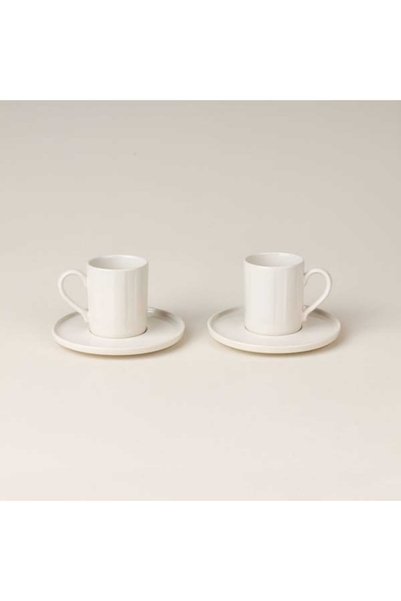 Kitchen Lipa 4-Piece 2-Person Coffee Cup Set - Beige