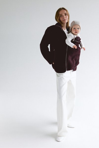 Mama before & after Plush Baby Carrying Jacket