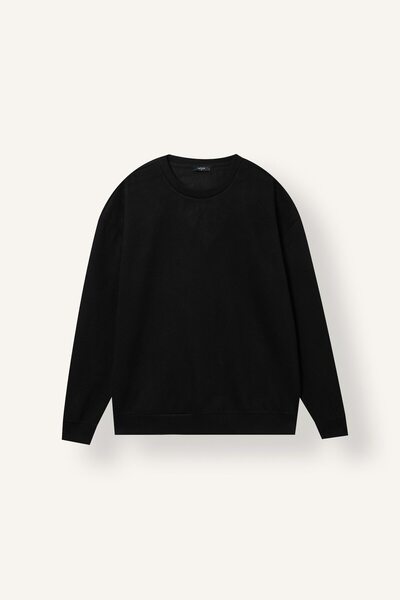 Boxy Fit Crew Neck Basic Sweatshirt H9869Ax26Wn
