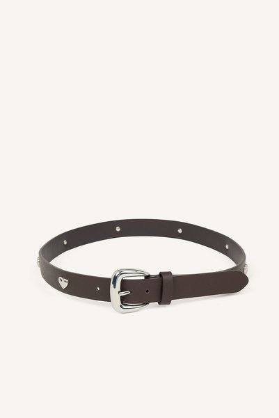 Women's Detailed Faux Leather Jean Belt H7319Axns