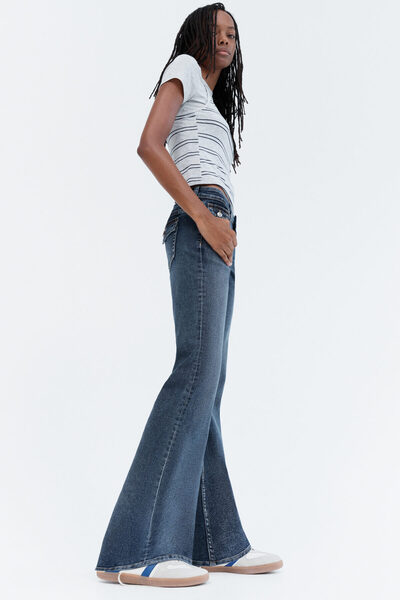 Flared Low Waist Jeans