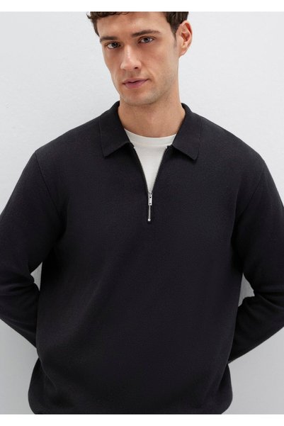 Men's Black M0710337-900 Sweater