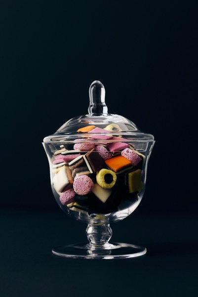 Glass Jar with a Stand