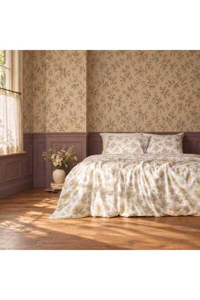 Soft Neva Double-Size Duvet Cover Set - Ecru