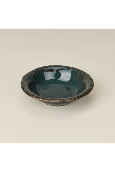 Kitchen Rustic Sauce and Snack Dish - Green - 10 cm