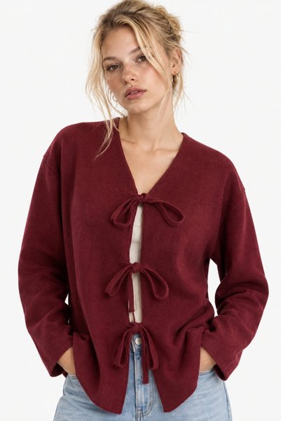 Tie-Dye Detailed Cardigan