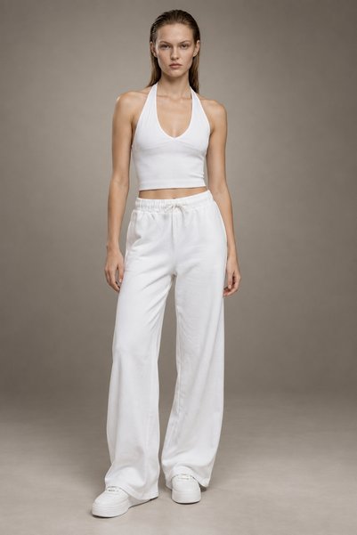 Elastic Waistband Sweatpants Six