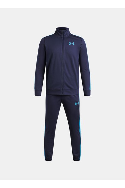 Ua Rival Knit Track Suit Blue Boys' Tie-Detail Track Suit Set