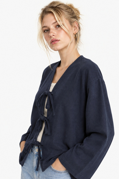 Tie-Dye Detailed Cardigan