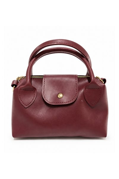 Stylish mini handbag with lid