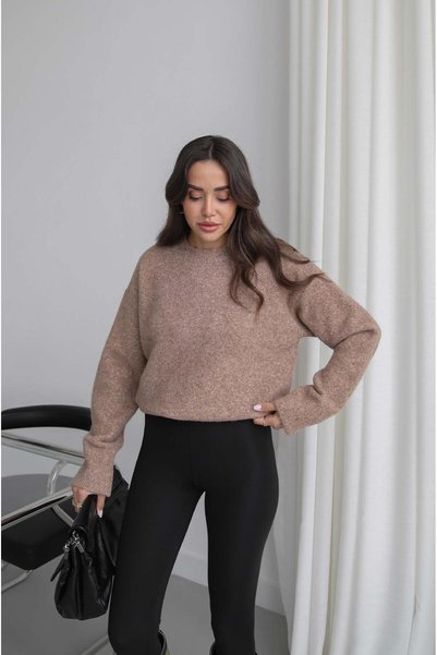 Milk Coffee Nara crew neck Yumoş Sweater