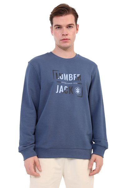 Sweatshirt Erkek Mavi ME OLA 16ID26-1