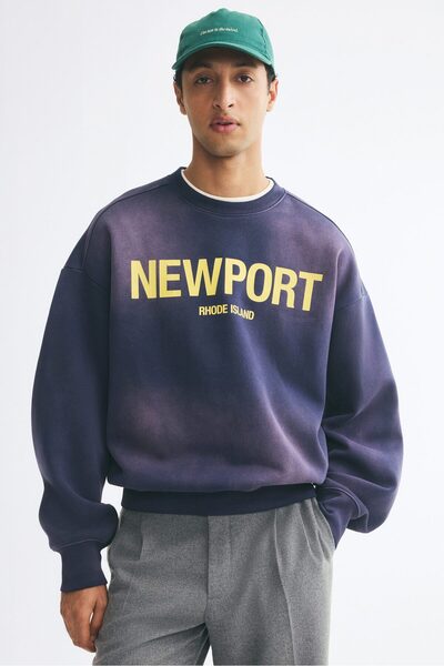 Printed Sweatshirt Oversized Fit