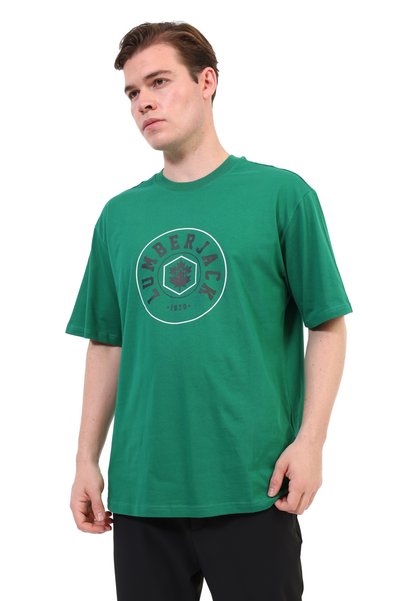 Men's Short-Sleeve T-Shirt, Green, ML 11-ROVINGO