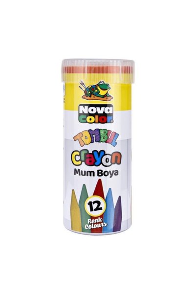 Chubby Crayon 12 Colors Metal Tube