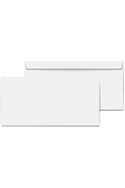 Дипломатски плик без прозорец 105 X 240 Mm бел - 10 парчиња
