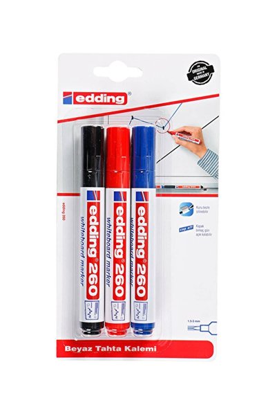 Brand: Edding 3-Pack -260 Whiteboard Marker Category: Stationery
